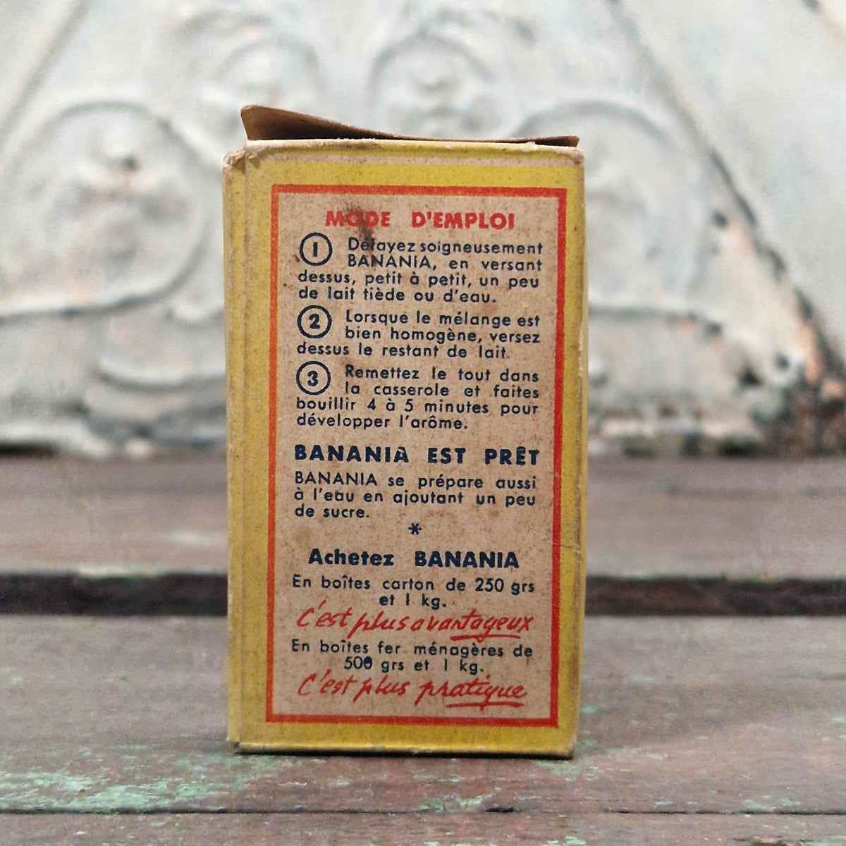 Ancienne miniature publicitaire « Banania »