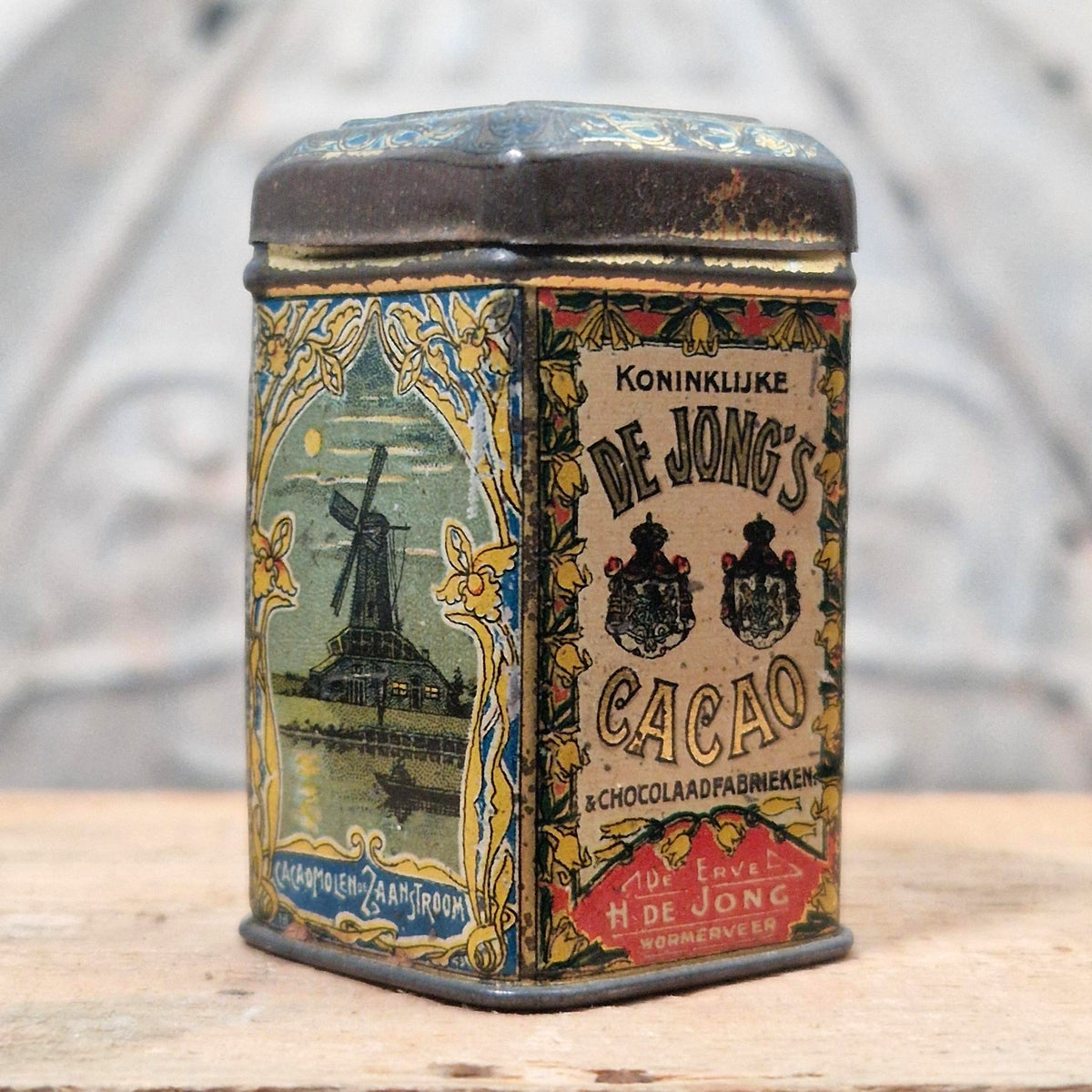 Mini boîte échantillon « De Jong’s Cacao » - Vers 1906