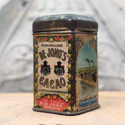 Mini boîte échantillon « De Jong’s Cacao » - Vers 1906