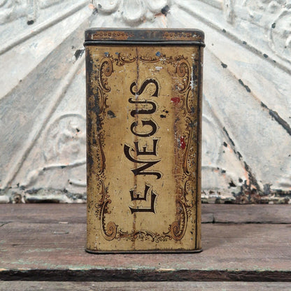 Rare boîte de café « Le Négus » - Paris, vers 1915