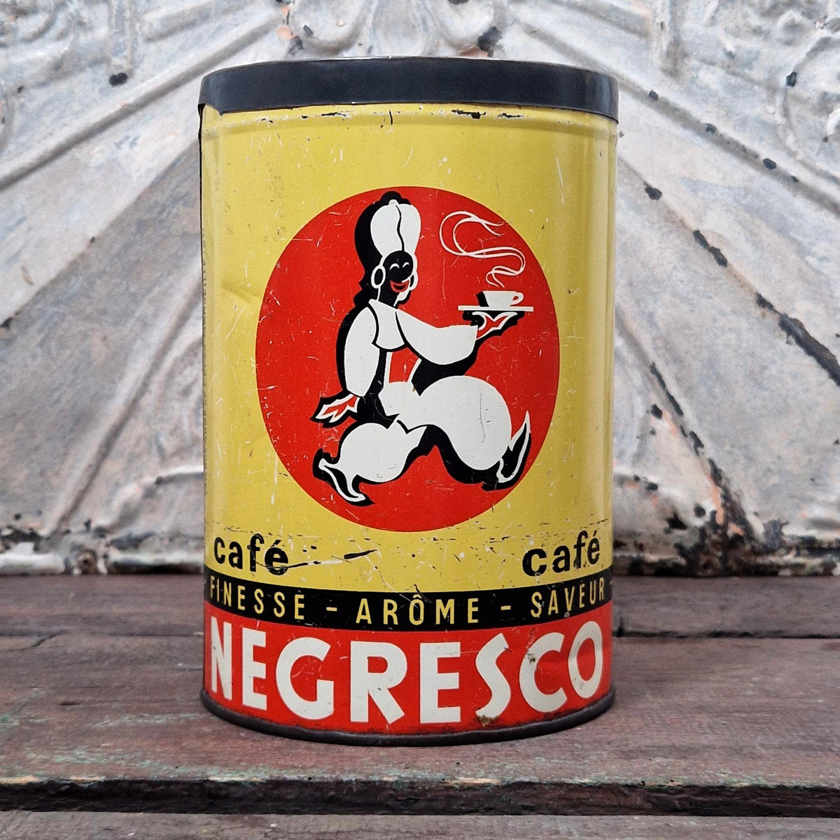 Boîte en tôle lithographiée « Café Negresco - 1kg »