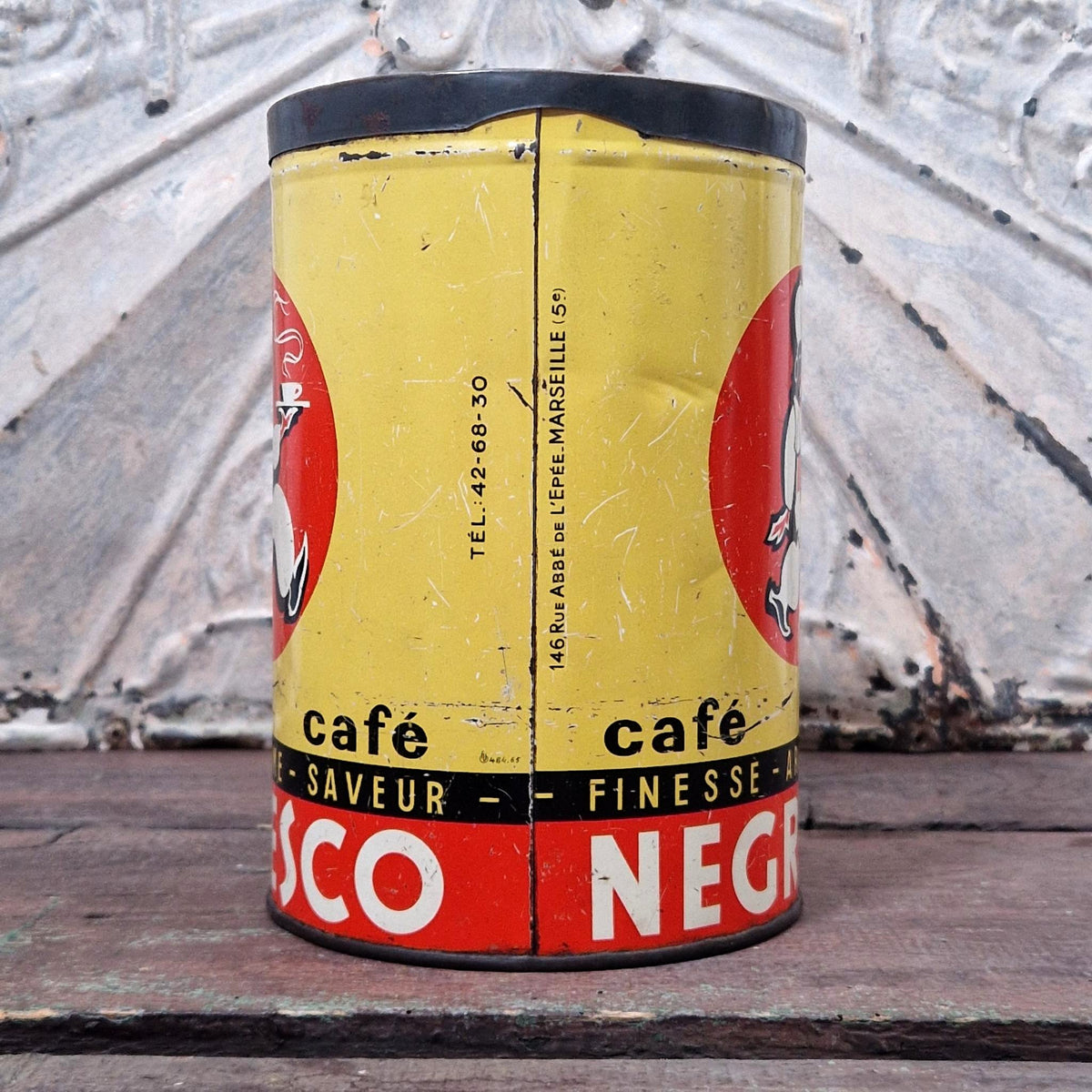 Boîte en tôle lithographiée « Café Negresco - 1kg »