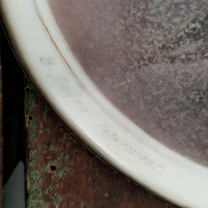 Portrait sur porcelaine XXL « L'homme élégant  »