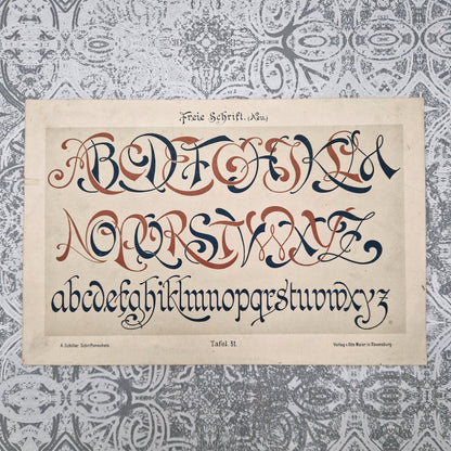 Planche typographies « Écriture libre » - Fin XXIe