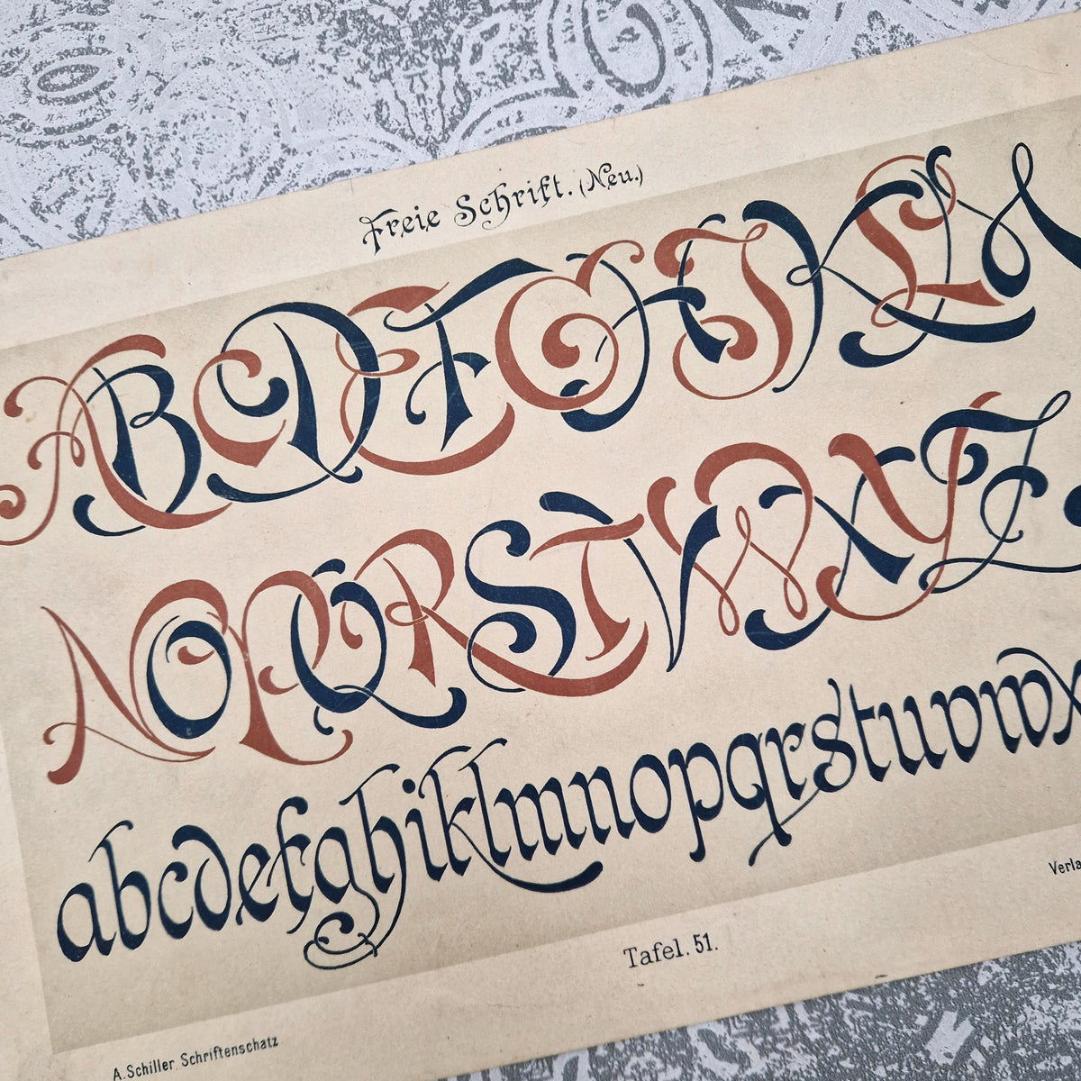 Planche typographies « Écriture libre » - Fin XXIe