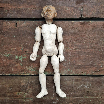 Ancien mannequin / marionnette articulée en bois - XVIIIe
