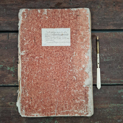 Ancien manuscrit Fin XVIIIe - 175 pages manuscrites