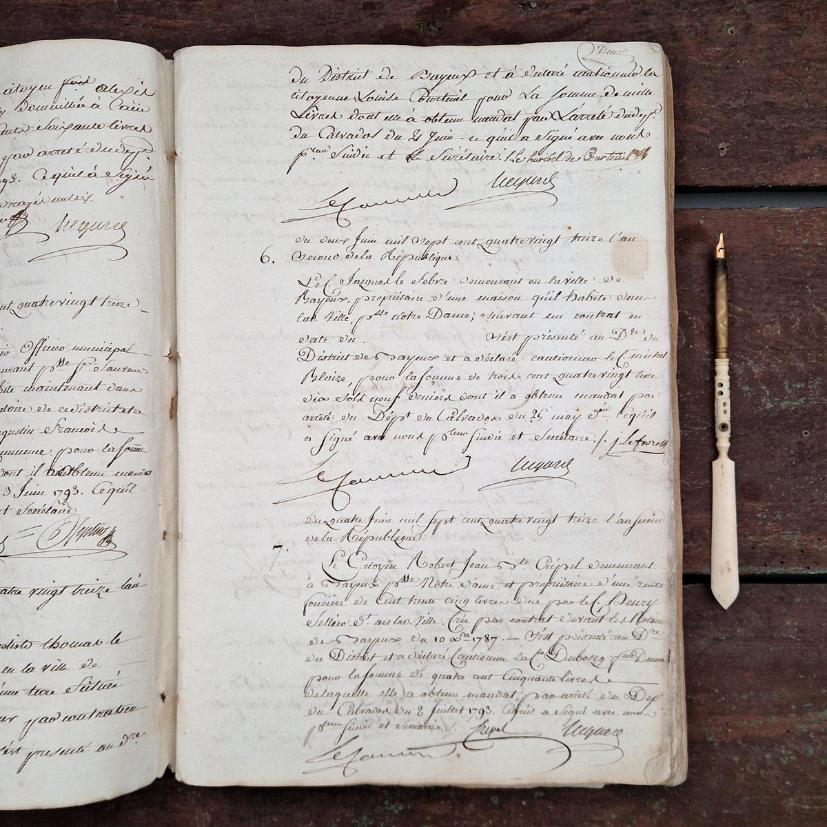 Ancien manuscrit Fin XVIIIe - 175 pages manuscrites