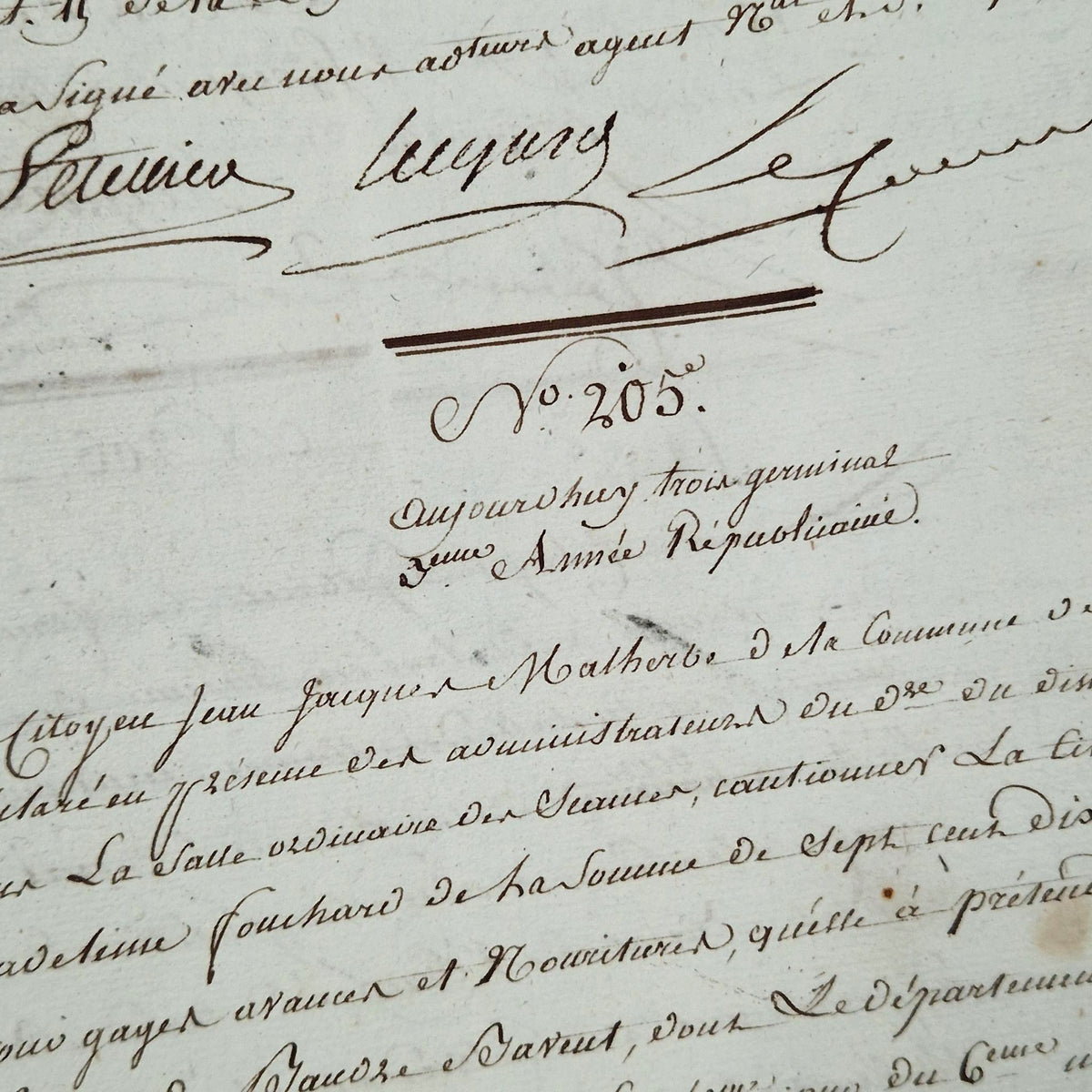 Ancien manuscrit Fin XVIIIe - 175 pages manuscrites