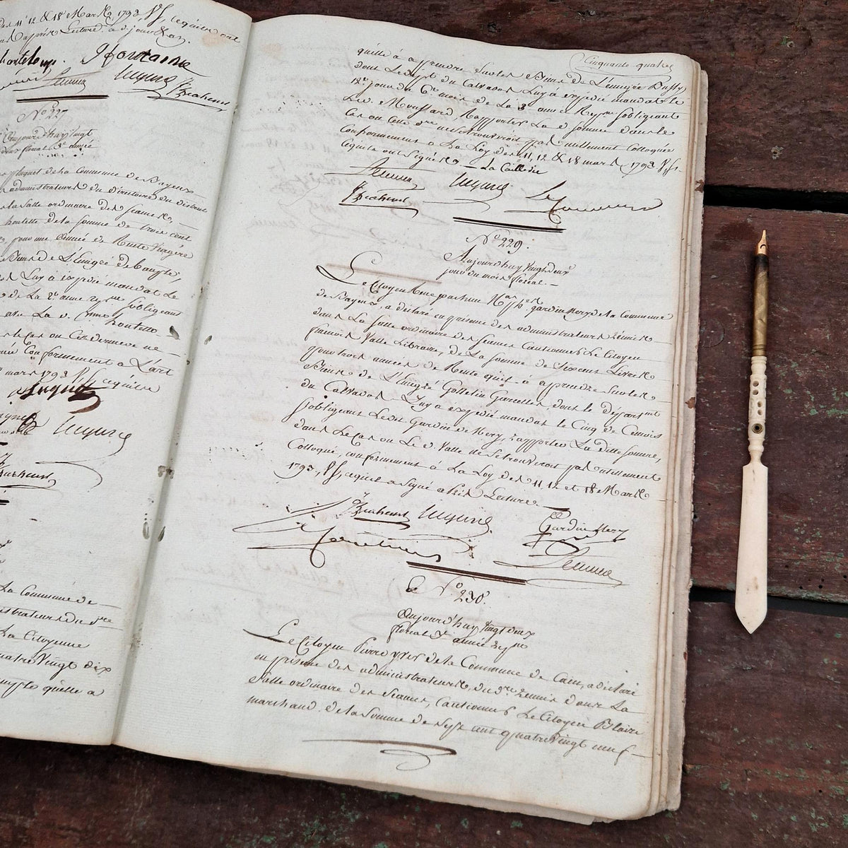 Ancien manuscrit Fin XVIIIe - 175 pages manuscrites