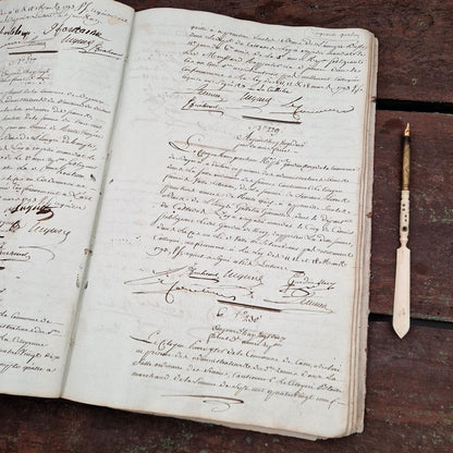 Ancien manuscrit Fin XVIIIe - 175 pages manuscrites