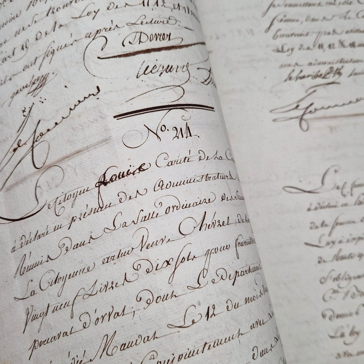 Ancien manuscrit Fin XVIIIe - 175 pages manuscrites