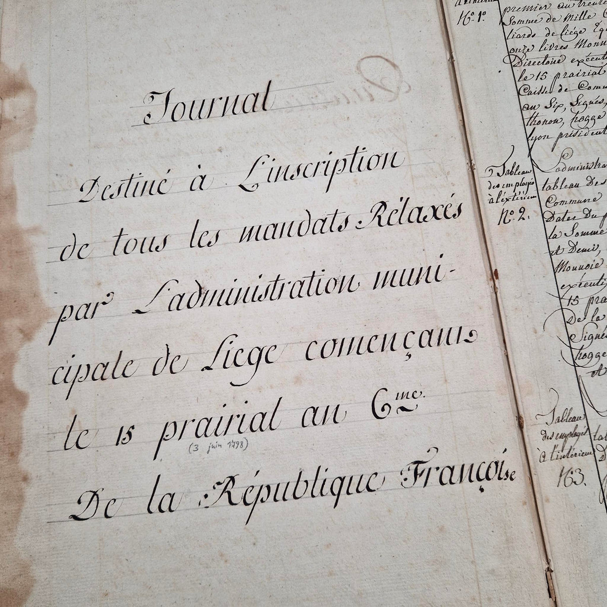 Registre XVIIIe siècle - 145 pages manuscrites