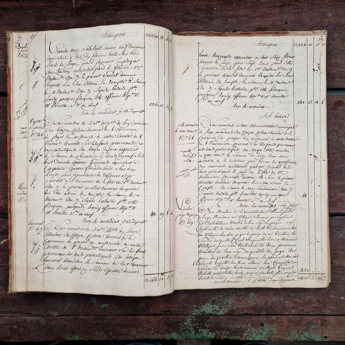 Registre XVIIIe siècle - 145 pages manuscrites