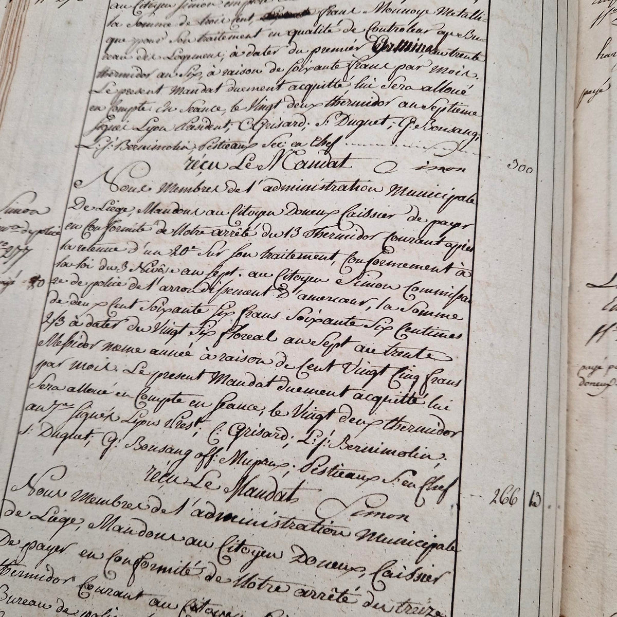 Registre XVIIIe siècle - 145 pages manuscrites