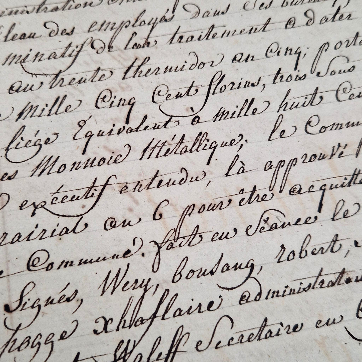 Registre XVIIIe siècle - 145 pages manuscrites