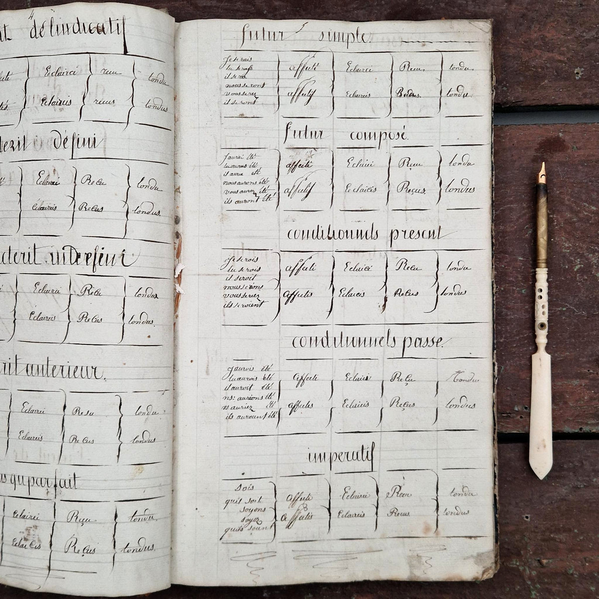 Ancien registre de formation notariale - Belgique - 1829
