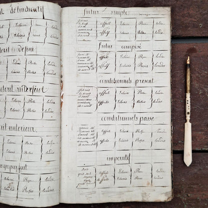Ancien registre de formation notariale - Belgique - 1829