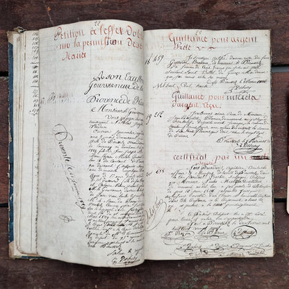 Ancien registre de formation notariale - Belgique - 1829