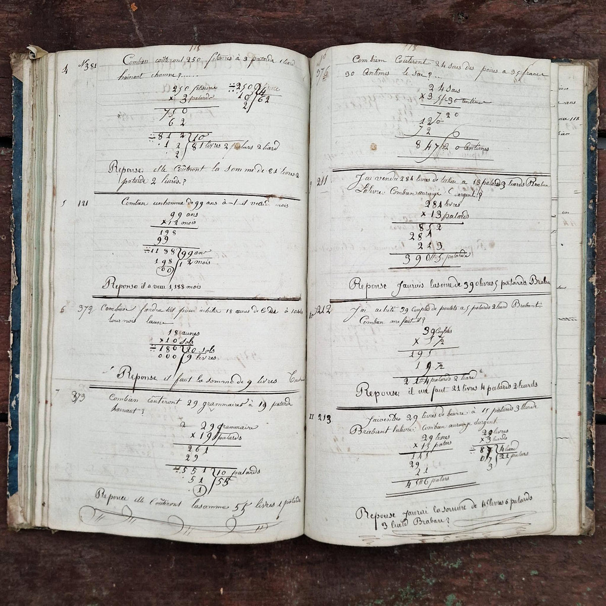 Ancien registre de formation notariale - Belgique - 1829