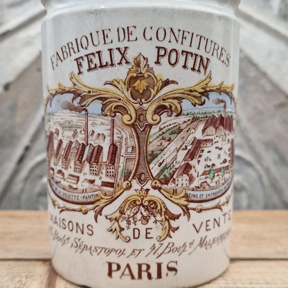 Ancien pot de confitures « Félix Potin »