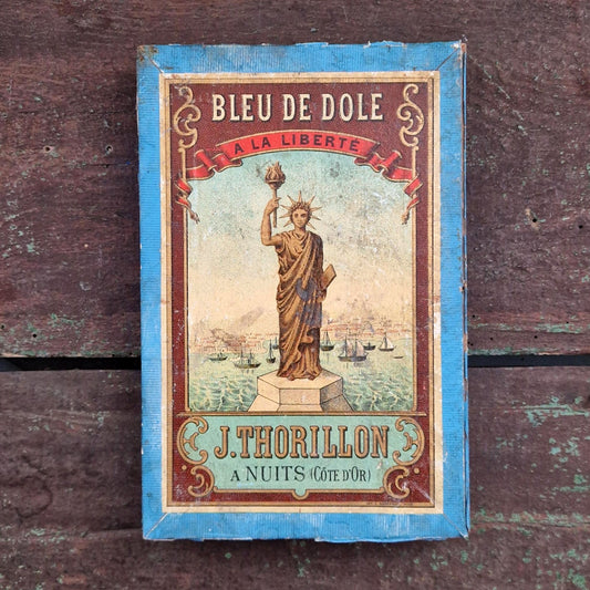 Ancienne boîte de Bleu de Dole « À la Liberté » - Fin XIXe