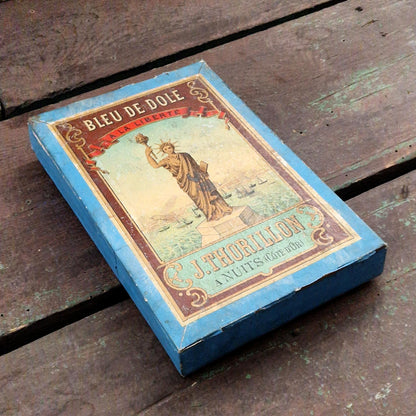 Ancienne boîte de Bleu de Dole « À la Liberté » - Fin XIXe
