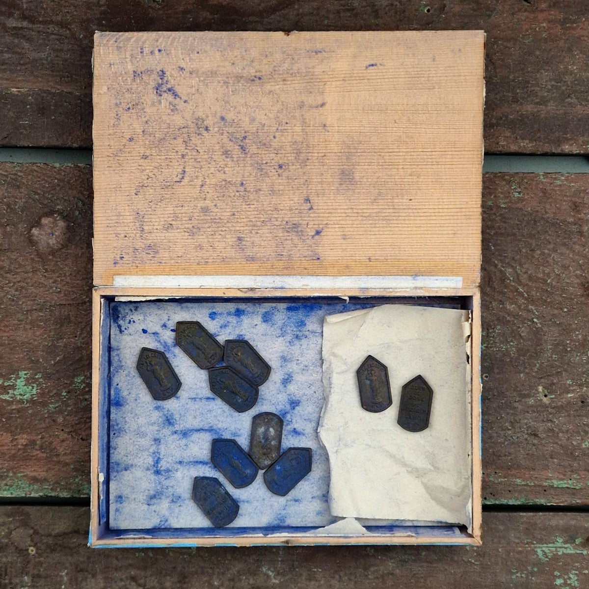 Ancienne boîte de Bleu de Dole « À la Liberté » - Fin XIXe