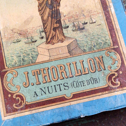 Ancienne boîte de Bleu de Dole « À la Liberté » - Fin XIXe