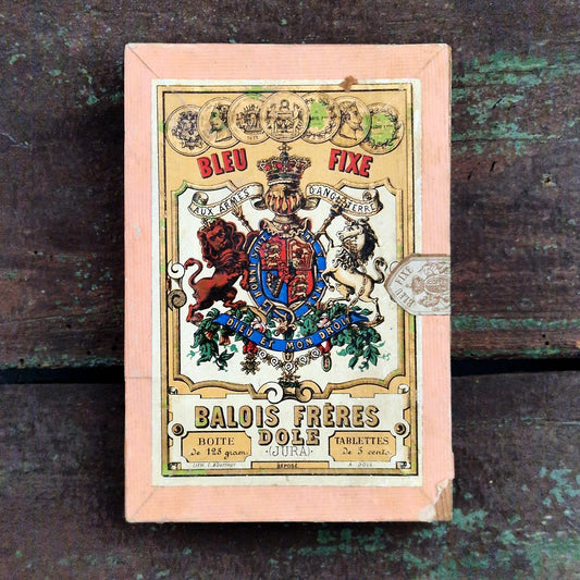 Boîte de Bleu Fixe « Aux armes d’Angleterre » - Balois, Dole