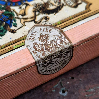 Boîte de Bleu Fixe « Aux armes d’Angleterre » - Balois, Dole