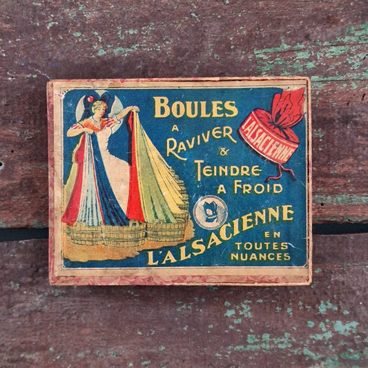 Ancienne boîte « Boules à raviver - L’Alsacienne » - Vers 1930