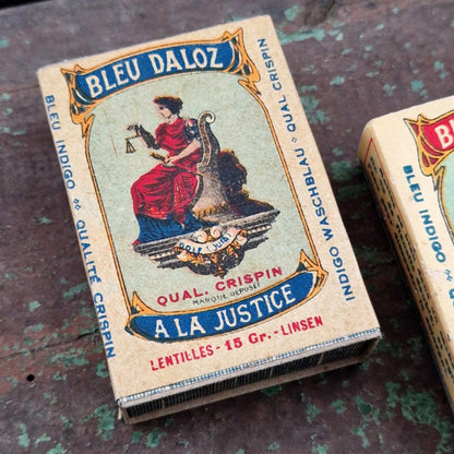2 boîtes de bleu « Bleu Daloz - À la Justice » - Dole
