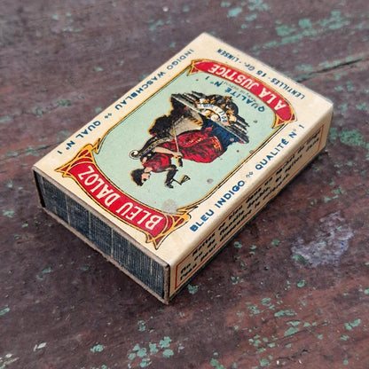 Ancienne boîte de bleu « Bleu Daloz - À la Justice »