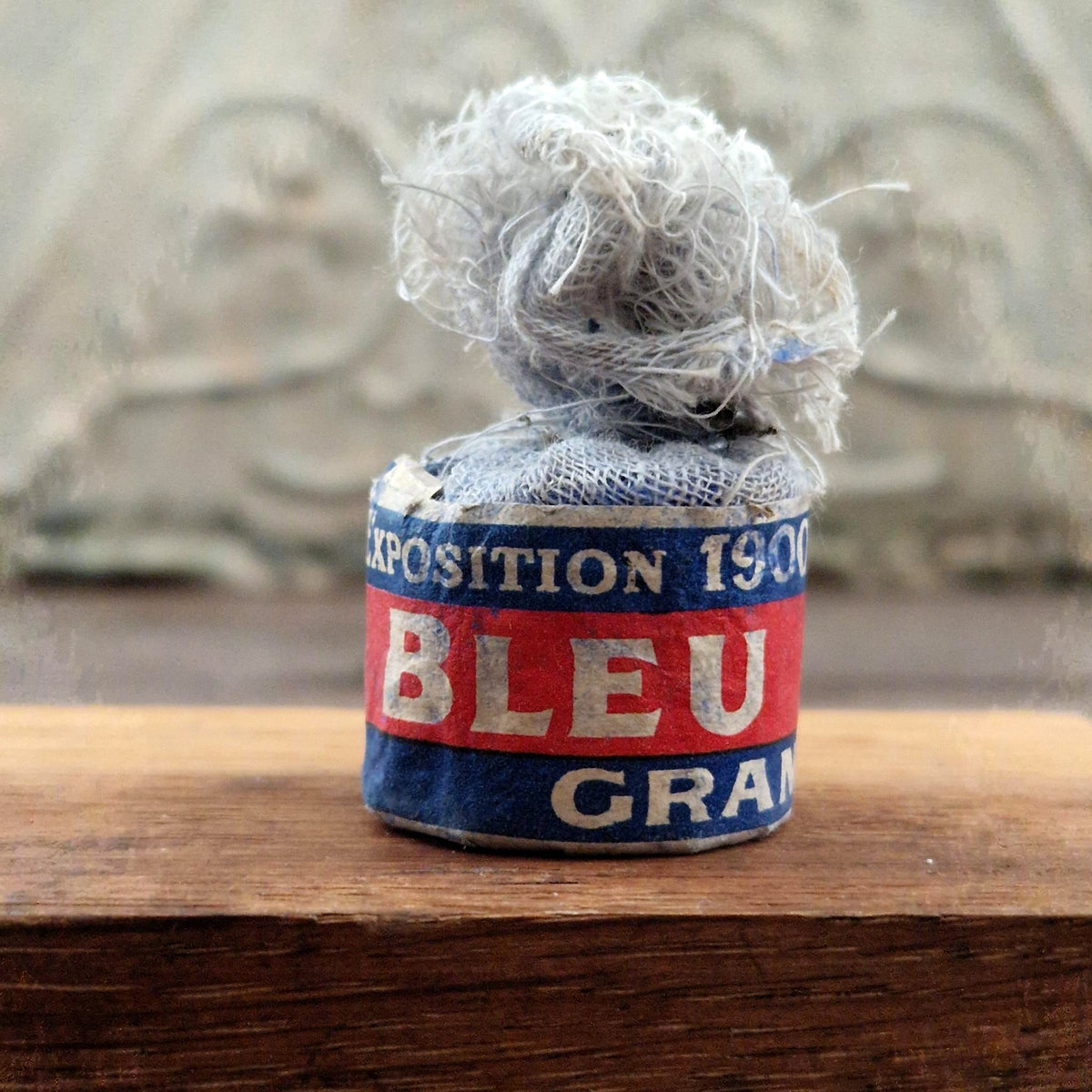 Pochon tissu de Bleu Daloz « Grand Prix » - Vers 1900