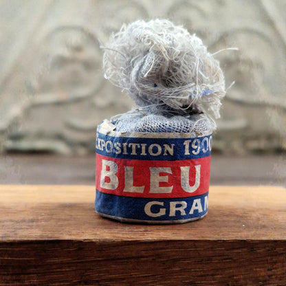 Pochon tissu de Bleu Daloz « Grand Prix » - Vers 1900