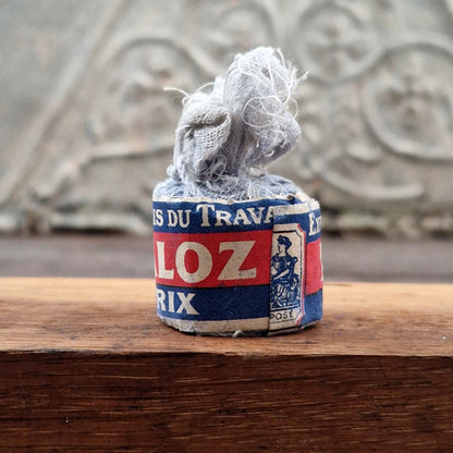 Pochon tissu de Bleu Daloz « Grand Prix » - Vers 1900