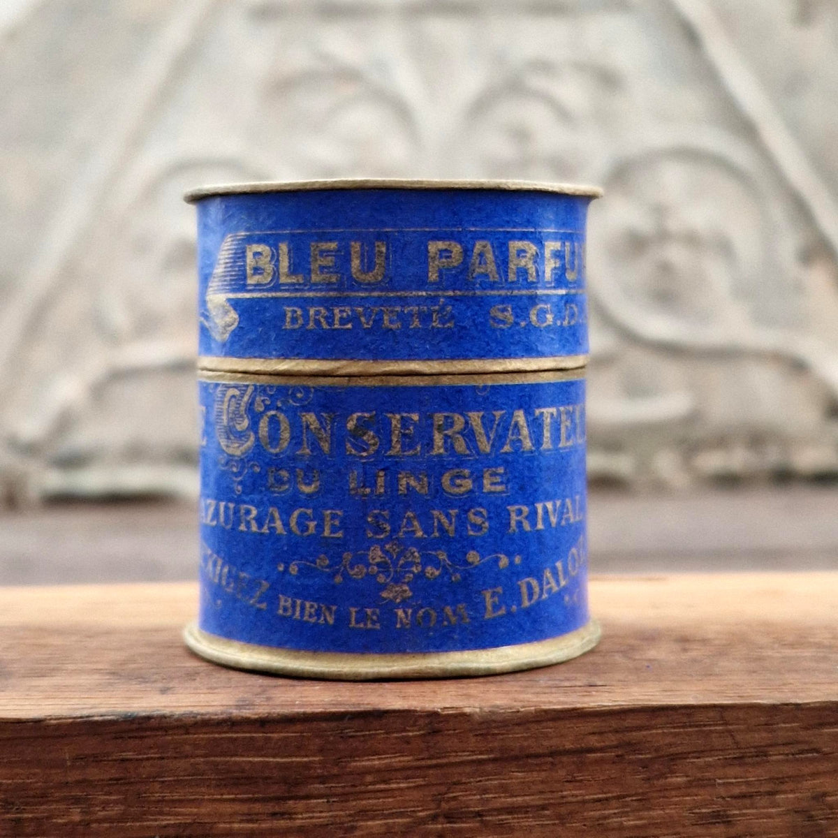 Ancienne boîte de « Bleu Daloz » (vide)
