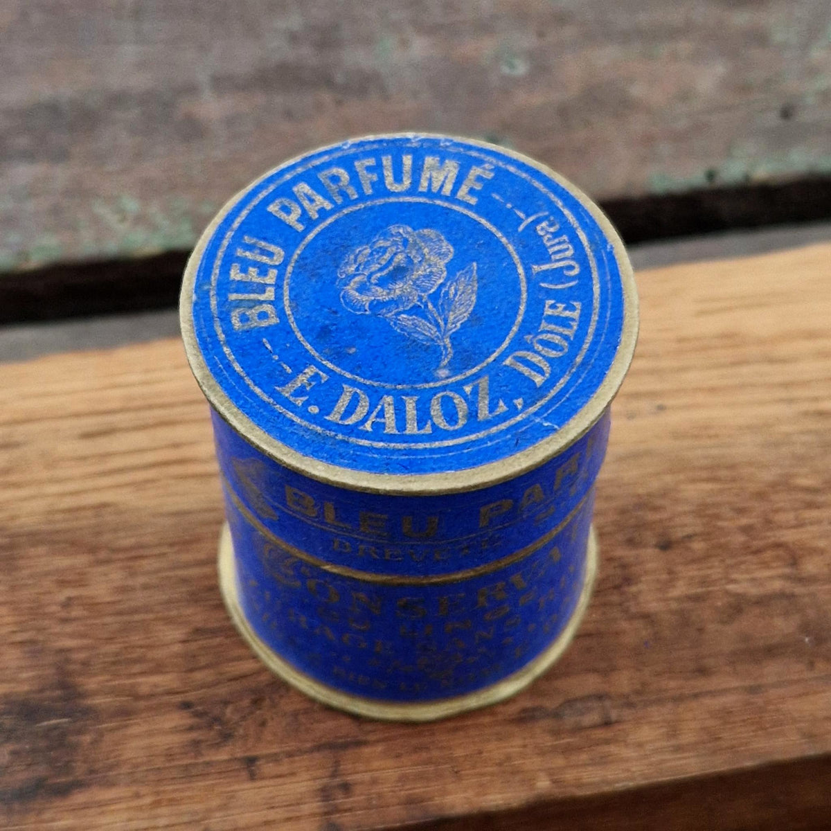 Ancienne boîte de « Bleu Daloz » (vide)