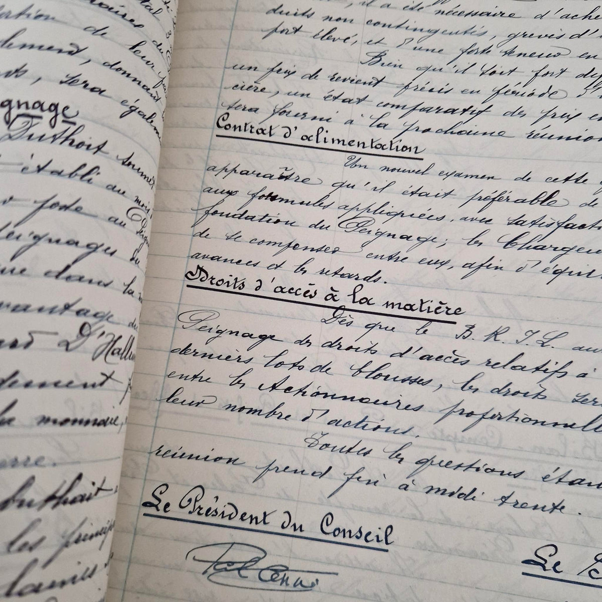 Ancien registre - Industrie lainière - 316 pages manuscrites