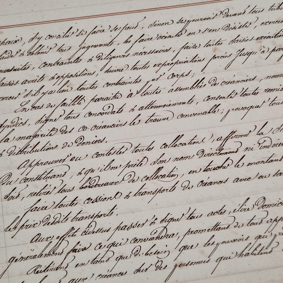 Ancien manuel bancaire manuscrit - fin XIXe