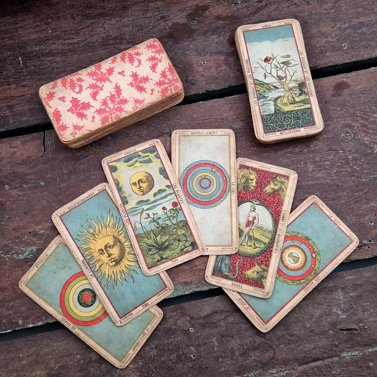 Tarot divinatoire « Grand Oracle des Dames » - Fin XIXe