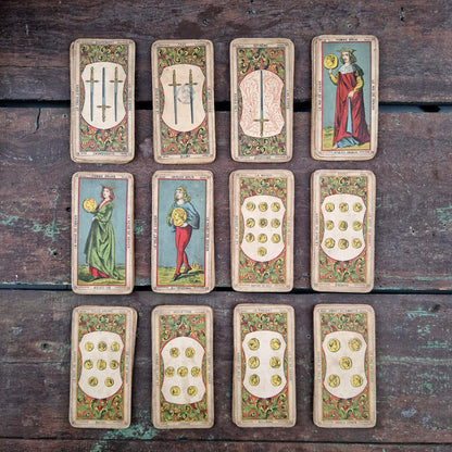 Tarot divinatoire « Grand Oracle des Dames » - Fin XIXe