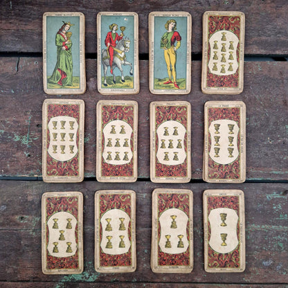 Tarot divinatoire « Grand Oracle des Dames » - Fin XIXe