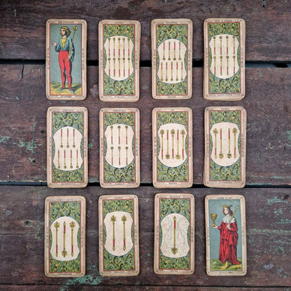 Tarot divinatoire « Grand Oracle des Dames » - Fin XIXe