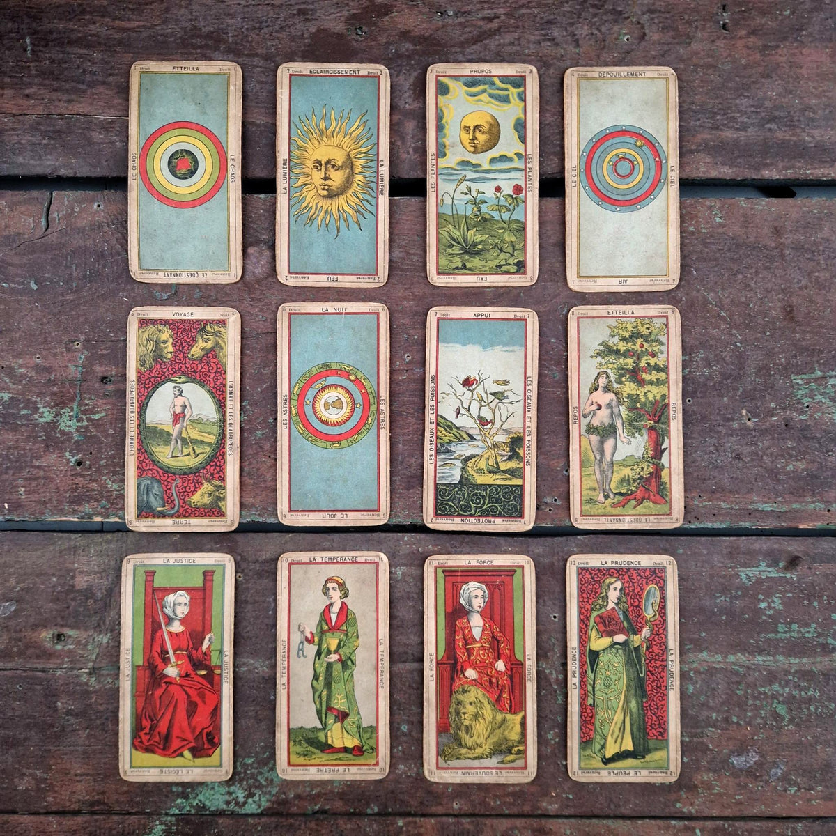 Tarot divinatoire « Grand Oracle des Dames » - Fin XIXe