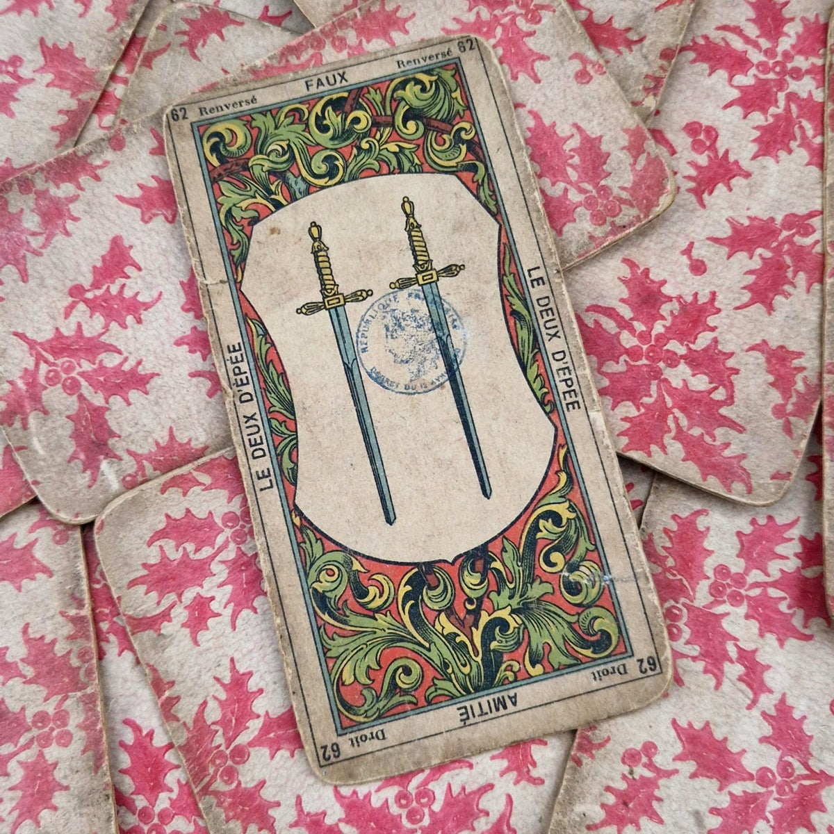 Tarot divinatoire « Grand Oracle des Dames » - Fin XIXe