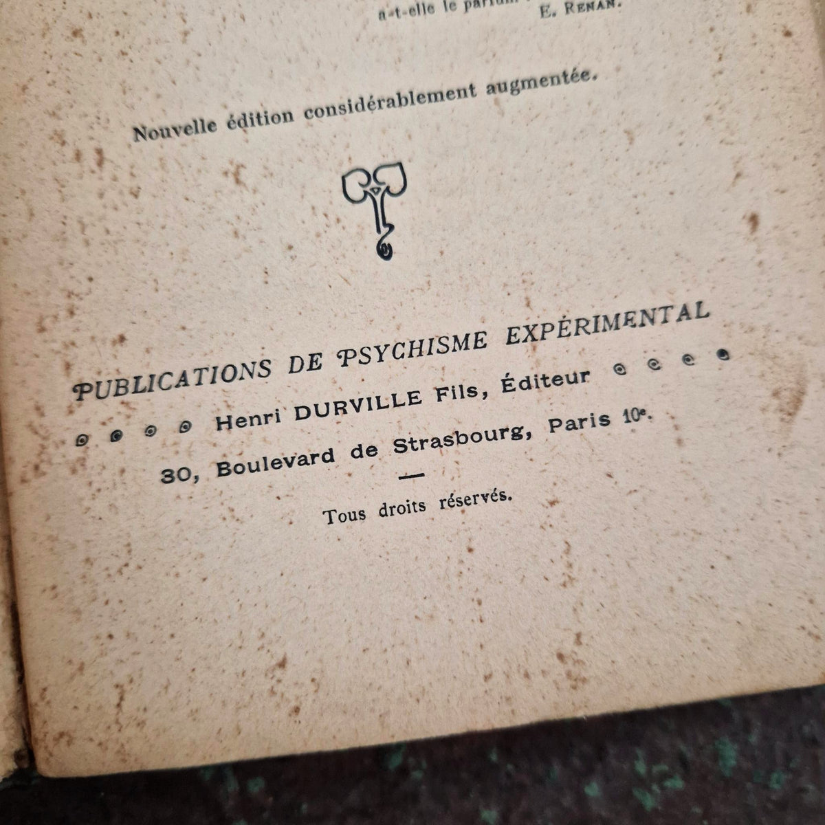 Ancien ouvrage d’occultisme « Magie pratique » - 1910