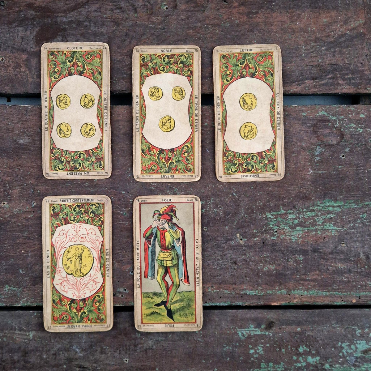 Tarot divinatoire « Grand Oracle des Dames » - Fin XIXe