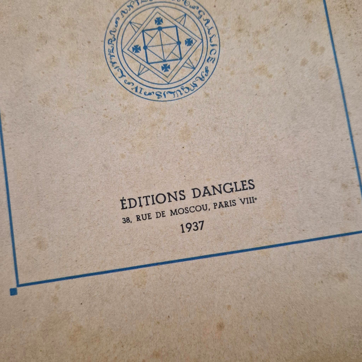 Ancien livre « Formulaire de Haute Magie » - Dangles, 1937